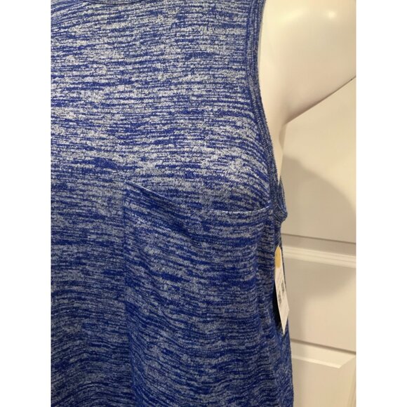 Rag & Bone/JEAN Blue Heathered Tank Top, Size S - Picture 3 of 8